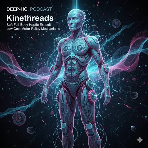 Cover art for Kinethreads: Soft Full-Body Haptic Exosuit using Low-Cost Motor-Pulley Mechanisms