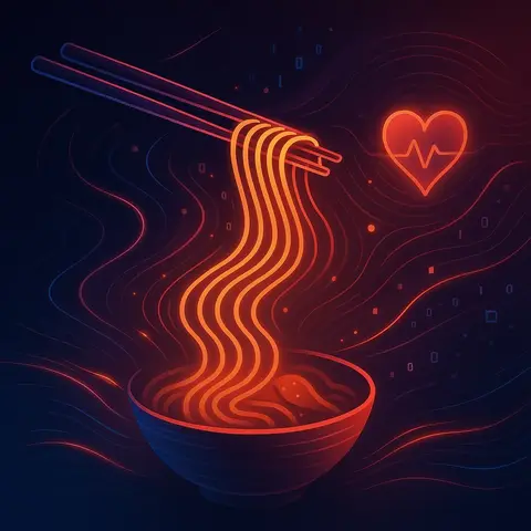 Cover art for Living Bento: Heartbeat-Driven Noodles for Enriched Dining Dynamics