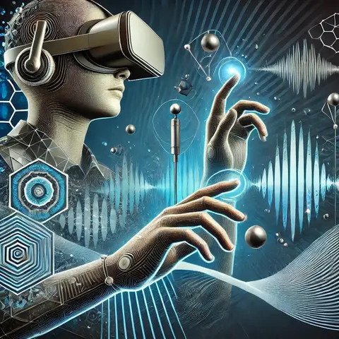 Cover art for An Examination of Ultrasound Mid-air Haptics for Enhanced Material and Temperature Perception in Virtual Environments
