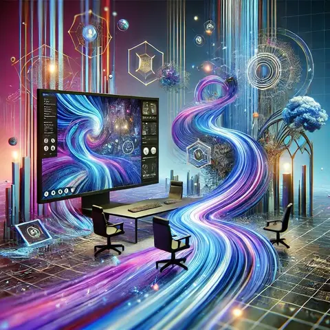 Cover art for Honorable Mention: BlendScape: Enabling End-User Customization of Video-Conferencing Environments through Generative AI